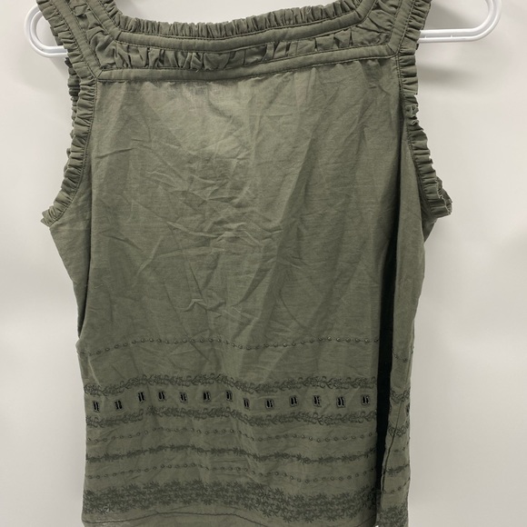 ROMY WOMENS TOP SLEEVELESS GREEN Medium - Picture 2 of 4